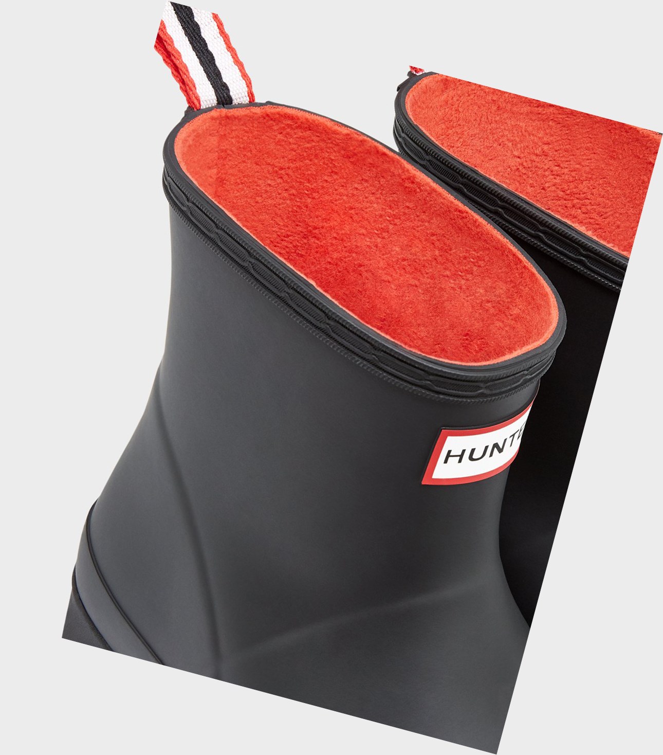 Play Boots Damskie Hunter Original Insulated Krótkie Rain Czarne | 854ZGPJKE