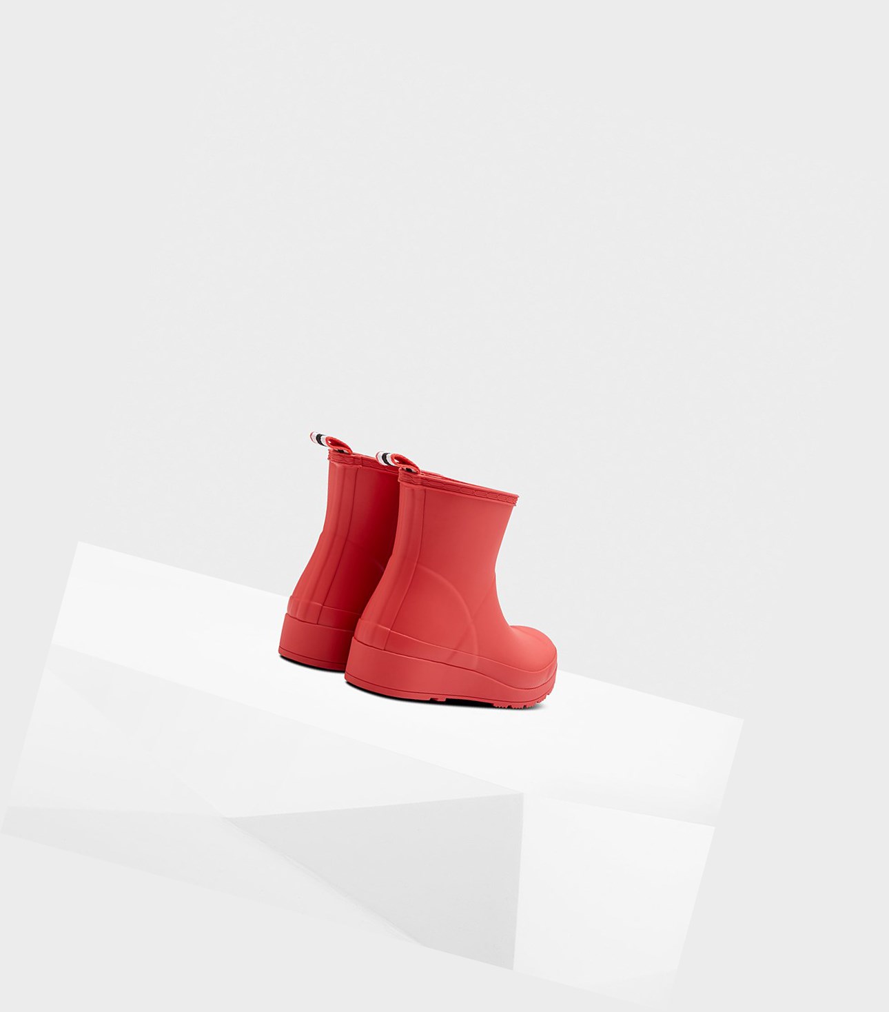 Play Boots Damskie Hunter Original Krótkie Rain Czerwone | 089OAHSBD