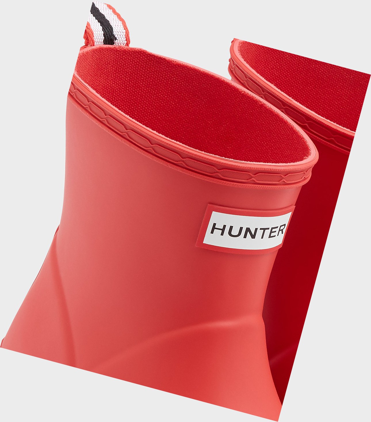 Play Boots Damskie Hunter Original Krótkie Rain Czerwone | 089OAHSBD