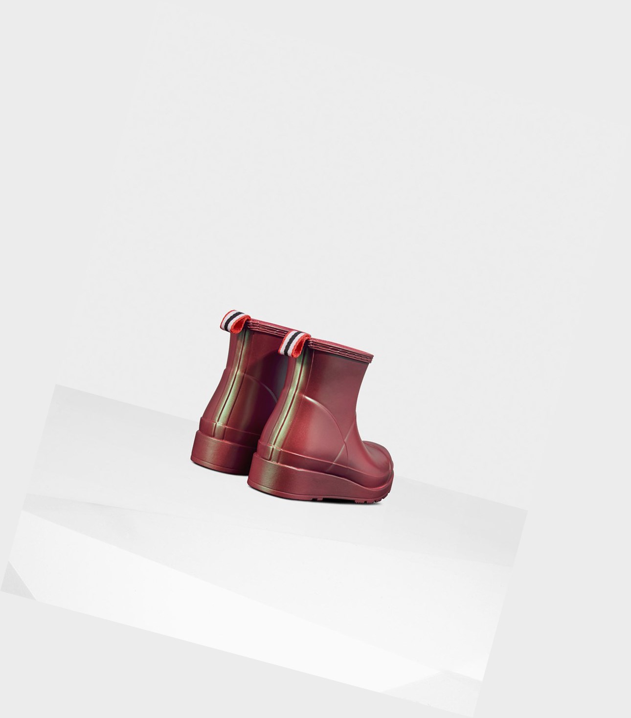 Play Boots Damskie Hunter Original Krótkie Nebula Rain Różowe | 295DGPBNI