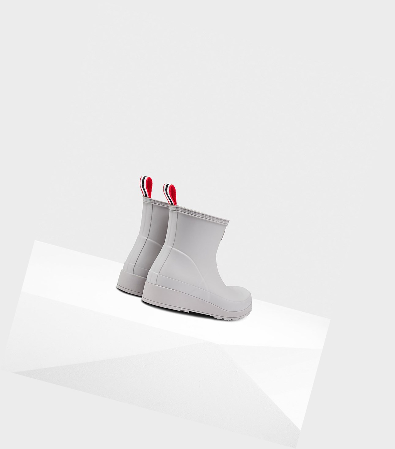 Play Boots Damskie Hunter Original Krótkie Rain Szare | 605UJKHMF