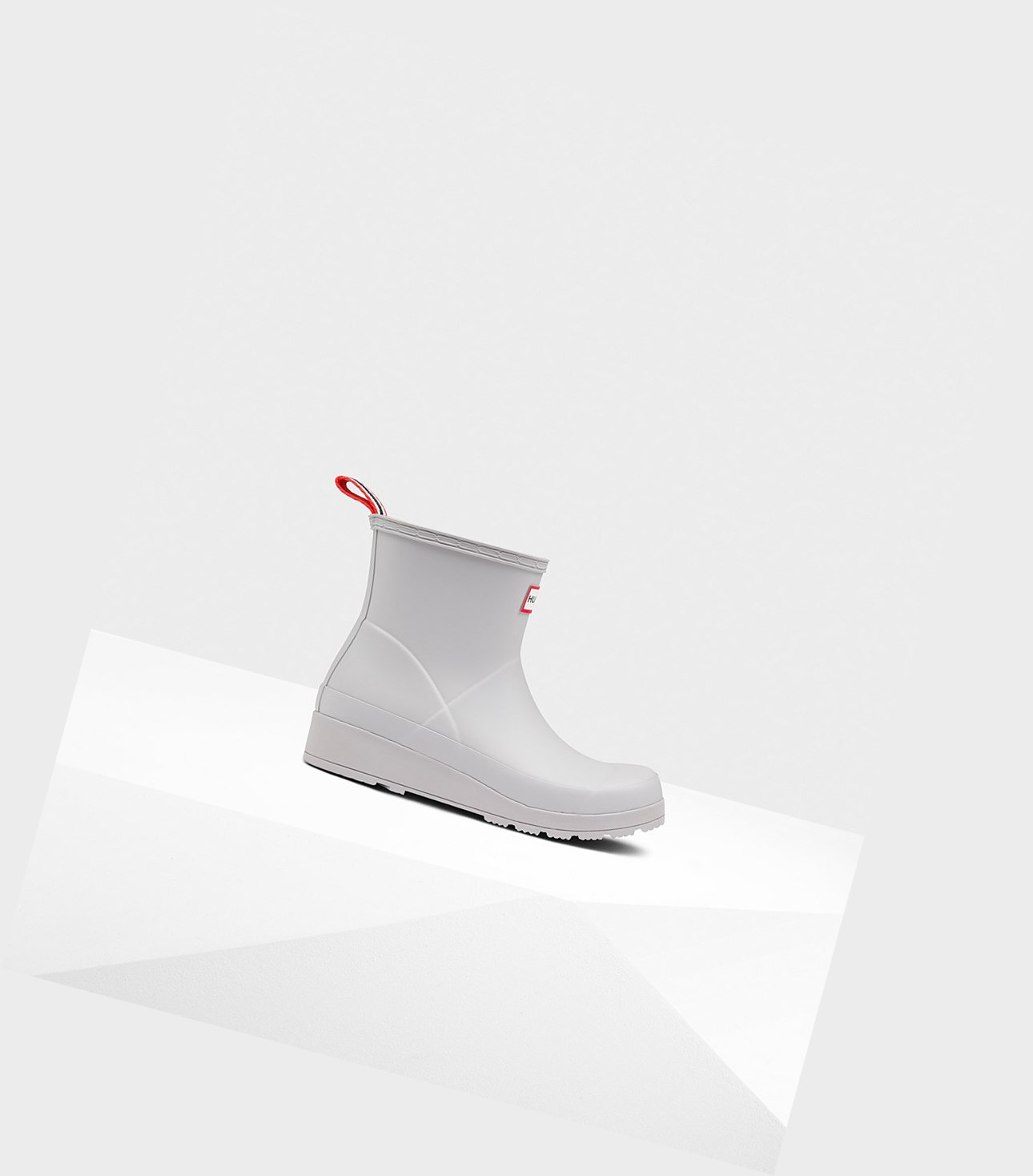 Play Boots Damskie Hunter Original Krótkie Rain Szare | 605UJKHMF