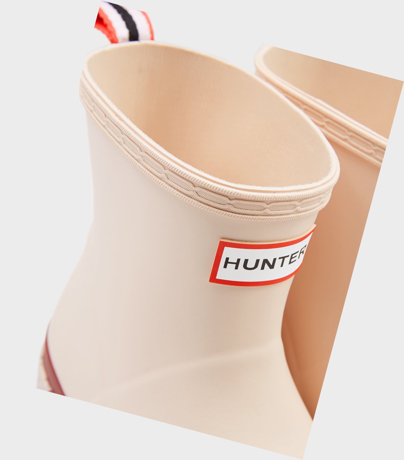 Play Boots Damskie Hunter Original Krótkie Speckle Rain Beżowe Czerwone | 817JBVHOZ