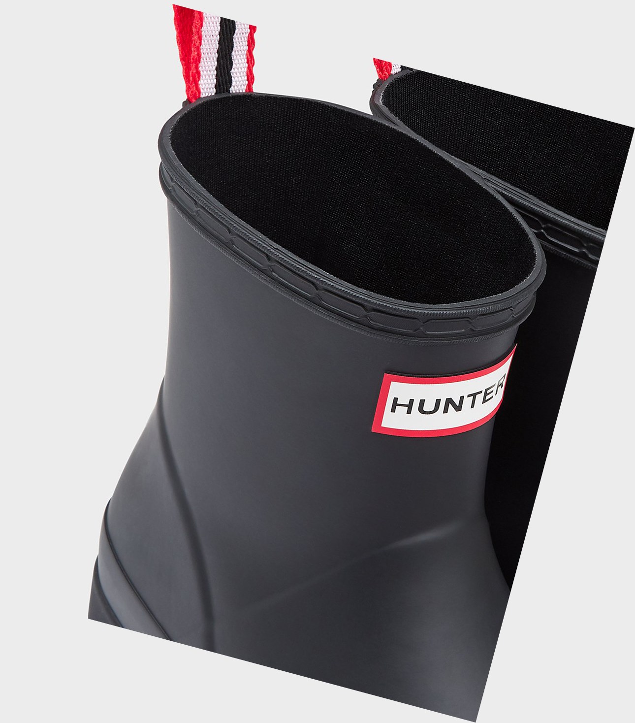 Play Boots Damskie Hunter Original Krótkie Rain Czarne | 831RZKEHM