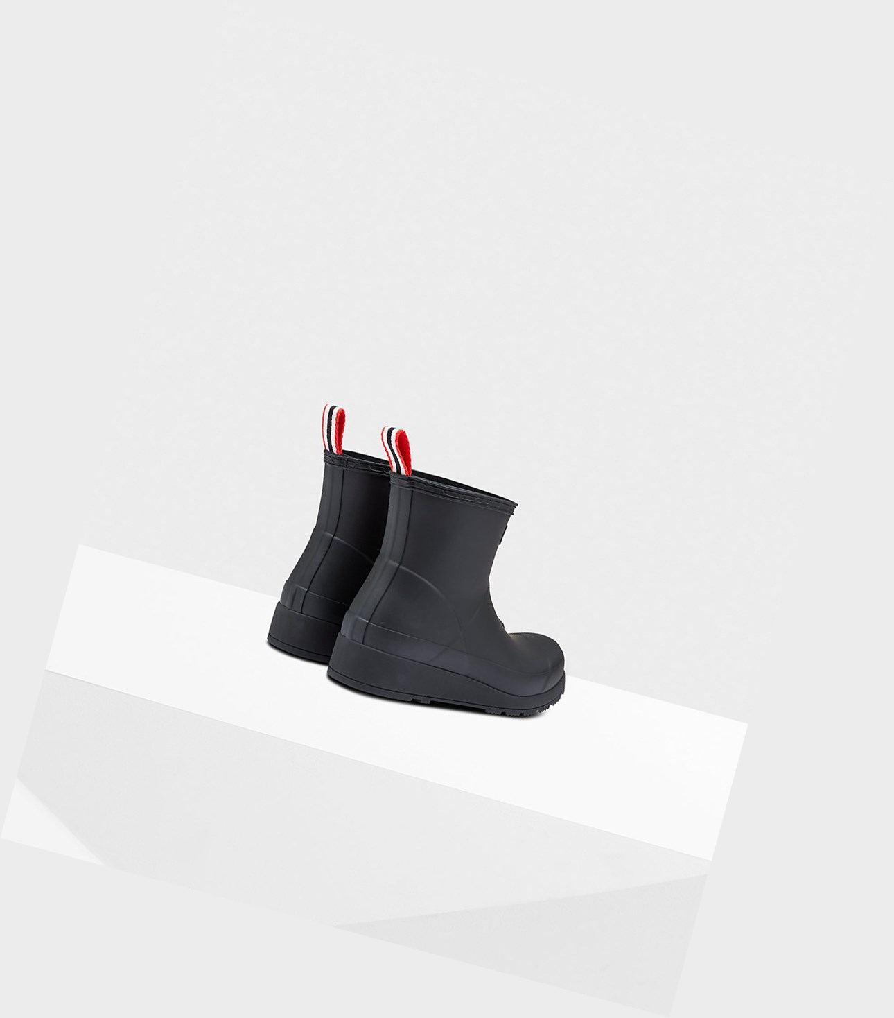 Play Boots Damskie Hunter Original Krótkie Rain Czarne | 831RZKEHM