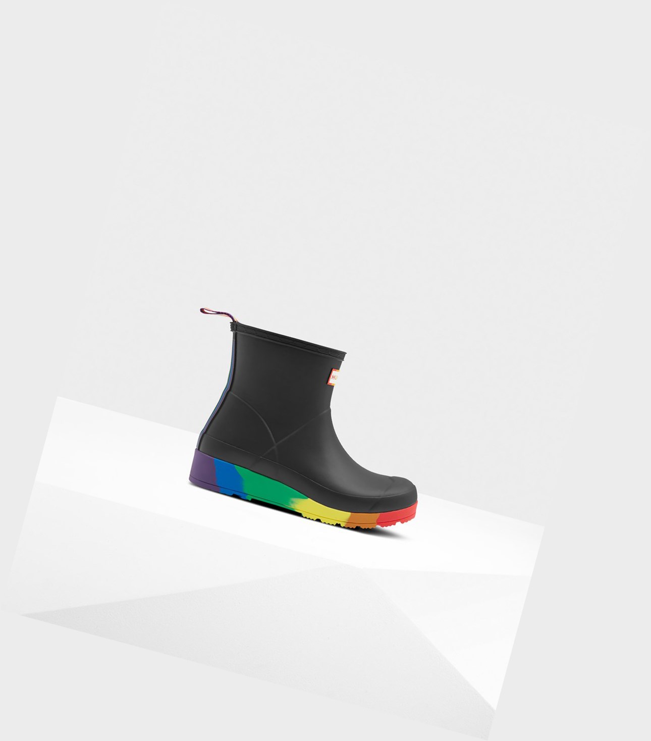 Play Boots Damskie Hunter Original Pride Flatform Rain Czarne | 492SPKFVH