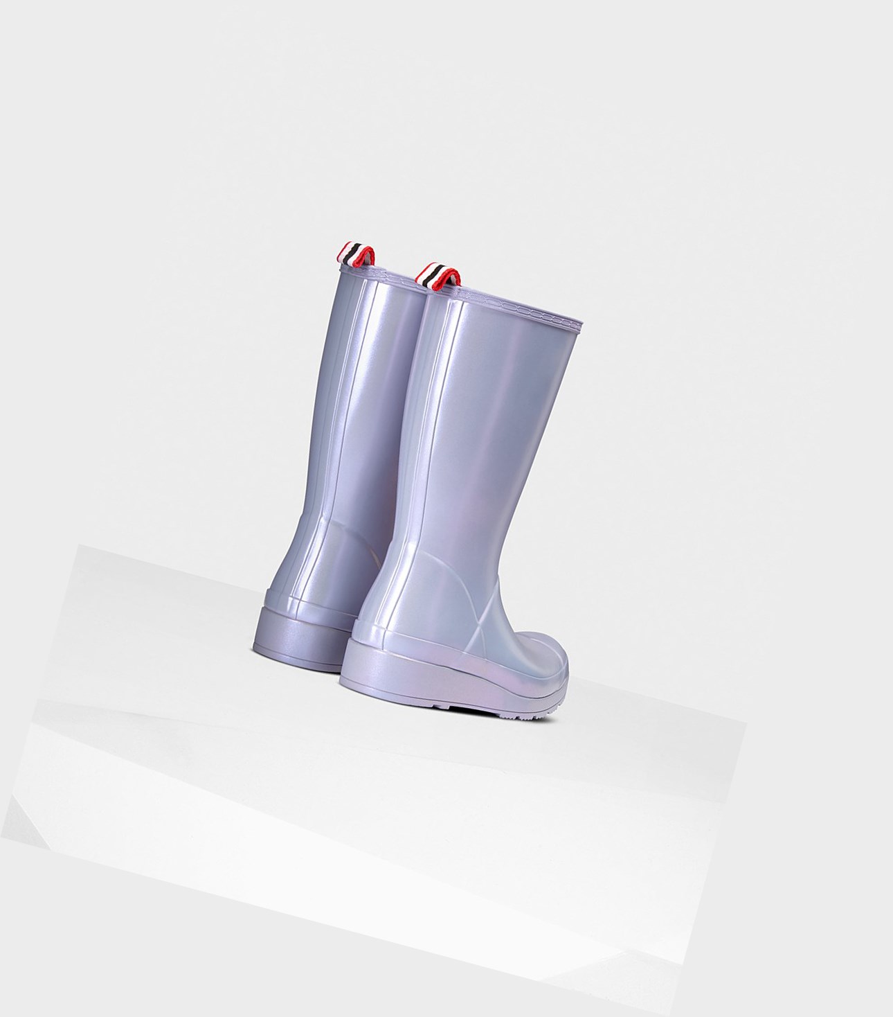 Play Boots Damskie Hunter Original Wysokie Nebula Rain Fioletowe | 018VHFWYM