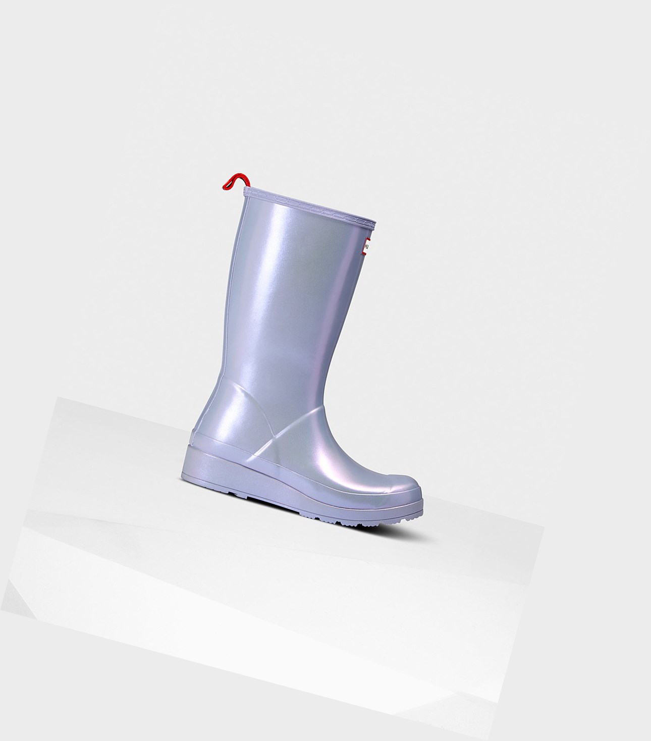 Play Boots Damskie Hunter Original Wysokie Nebula Rain Fioletowe | 018VHFWYM