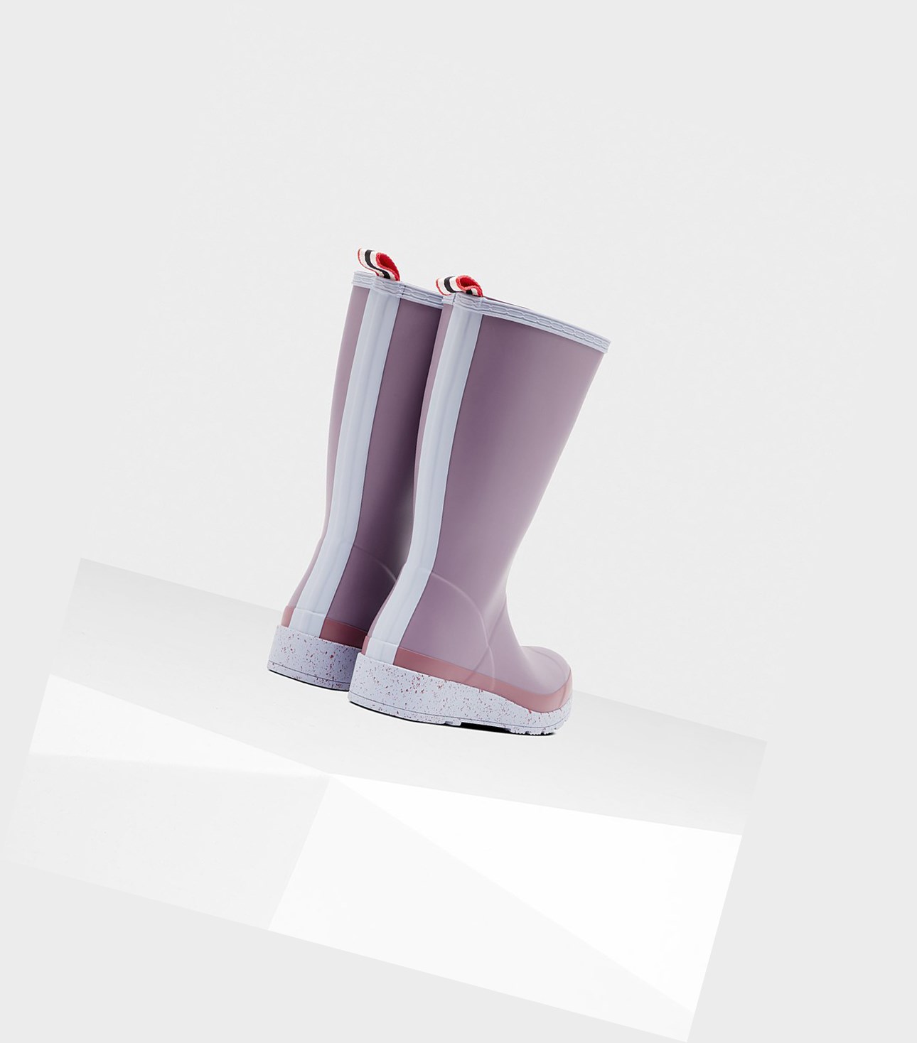 Play Boots Damskie Hunter Original Wysokie Speckle Rain Fioletowe | 276MDQEHW