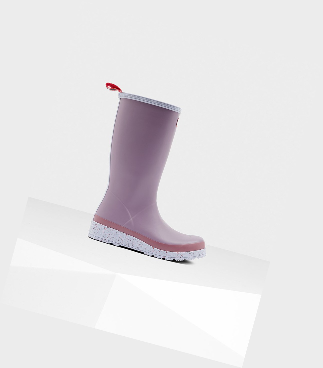 Play Boots Damskie Hunter Original Wysokie Speckle Rain Fioletowe | 276MDQEHW