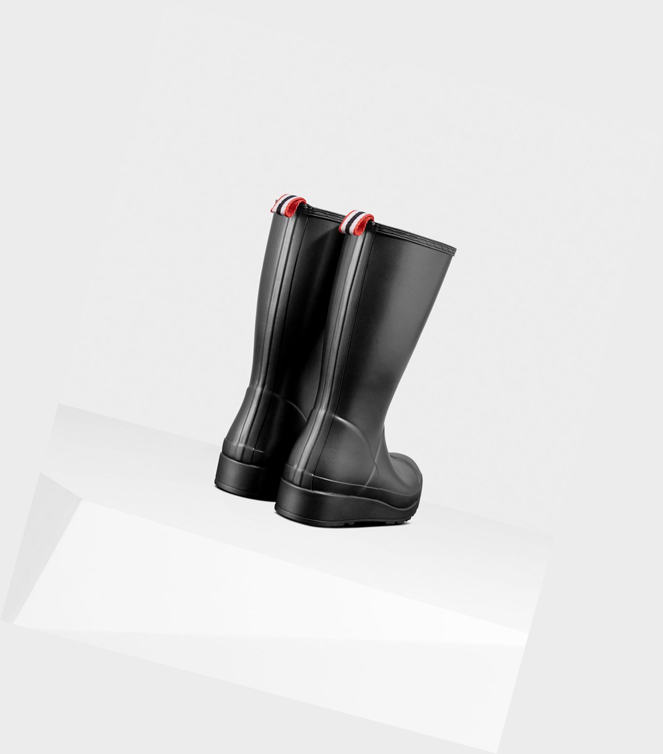 Play Boots Damskie Hunter Original Wysokie Pearlized Rain Czarne | 572SAPXQD