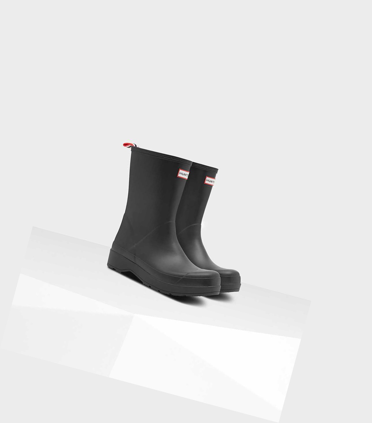 Play Boots Męskie Hunter Original Mid-Wzrost Czarne | 026FIDUNG