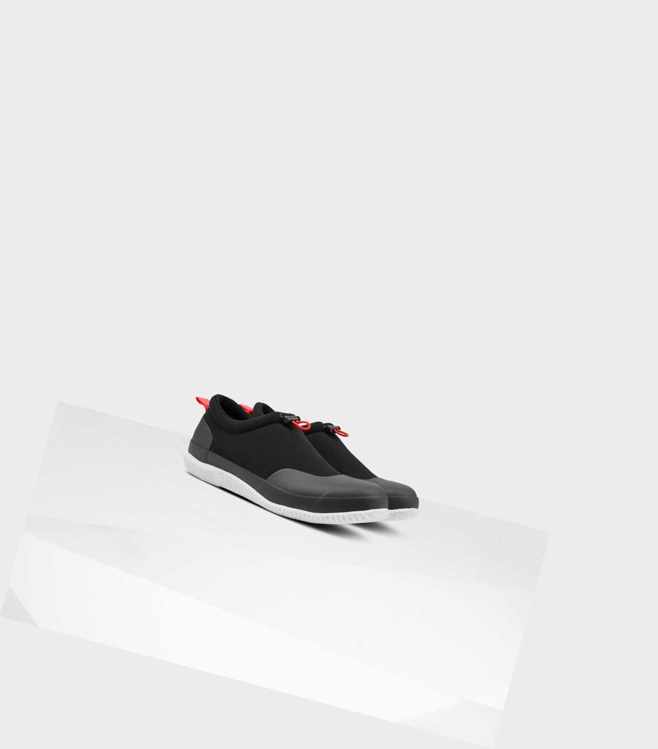 Trampki Męskie Hunter Original Mesh Czarne | 270WNSORE
