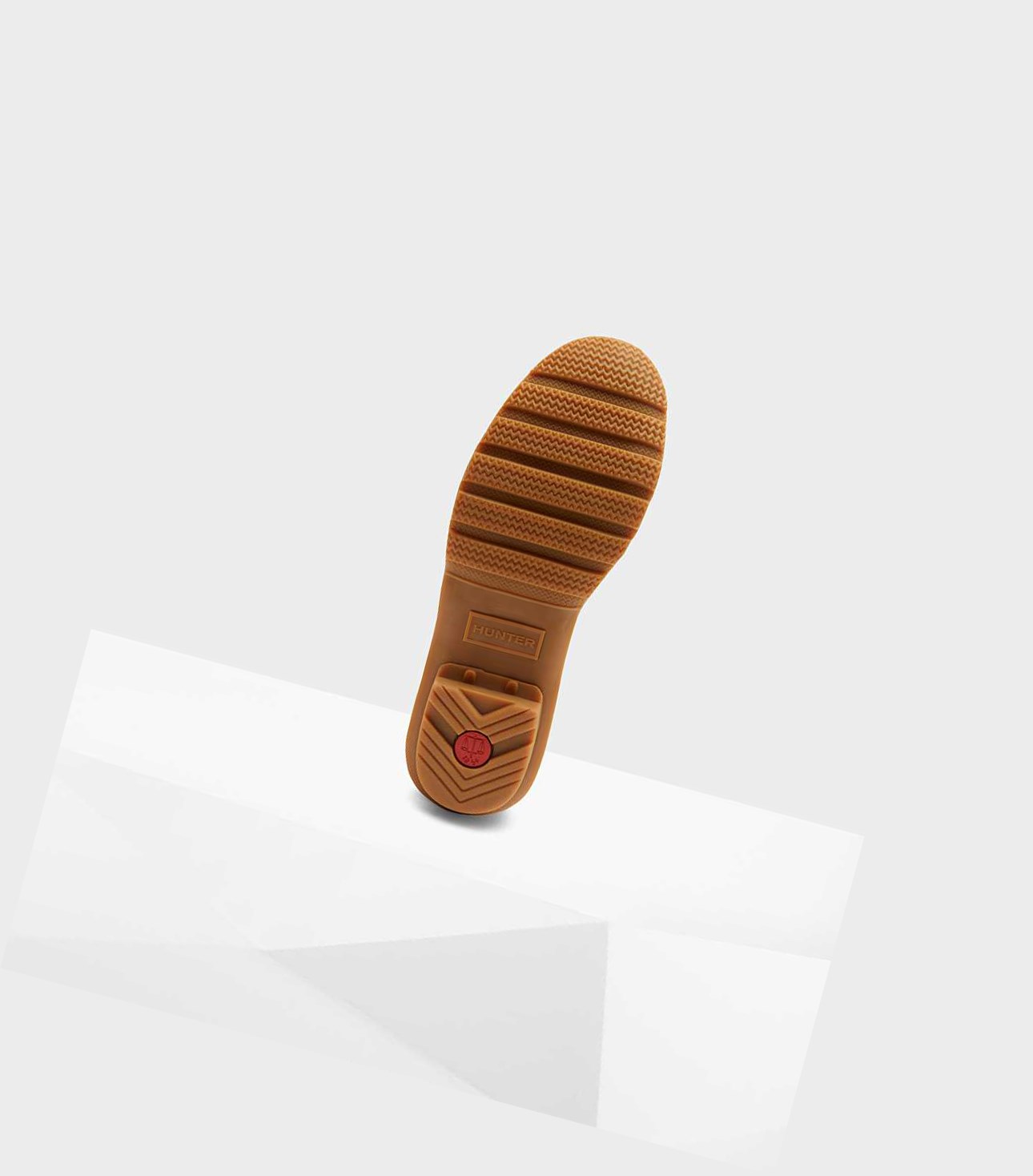 Wysokie Buty Damskie Hunter Original Exploded Logo Texture Wellington Granatowe | 298VMPRXY