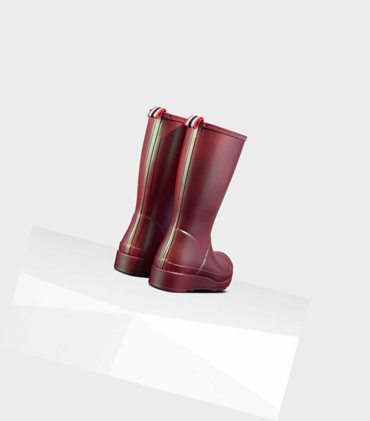 Wysokie Buty Damskie Hunter Original Play Nebula Wellington Różowe | 023MOYQIU