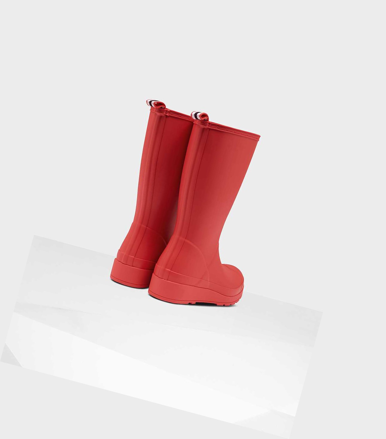 Wysokie Buty Damskie Hunter Original Play Wellington Czerwone | 062DGSYLK