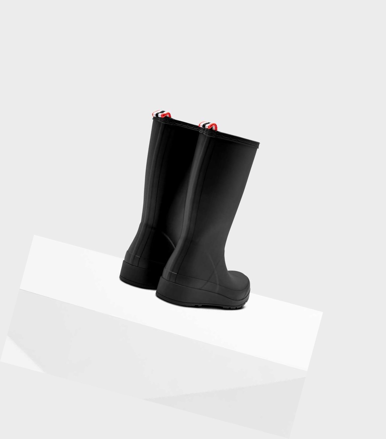 Wysokie Buty Damskie Hunter Original Play Wellington Czarne | 517YEXVKU