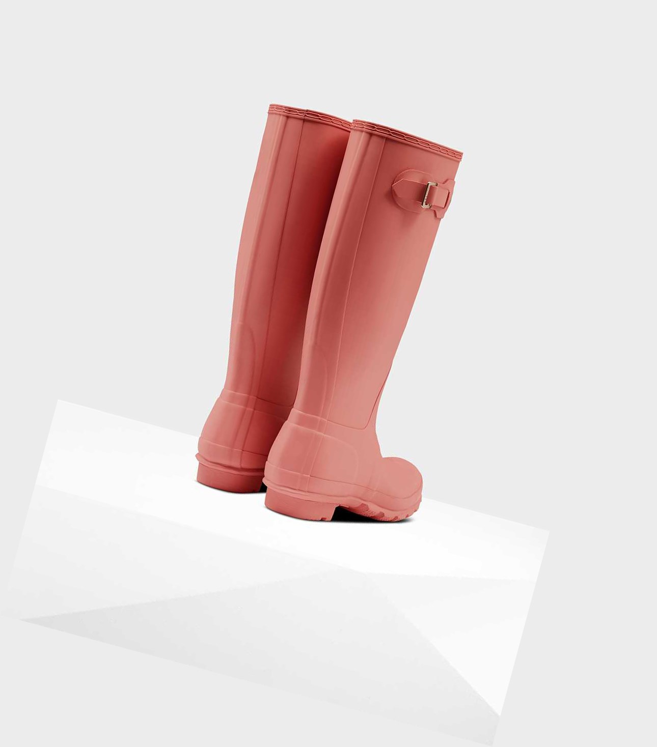 Wysokie Buty Damskie Hunter Original Wellington Różowe | 159ICOXNZ