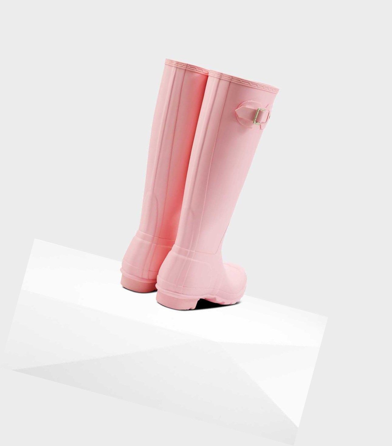 Wysokie Buty Damskie Hunter Original Wellington Różowe | 493OWGSMN