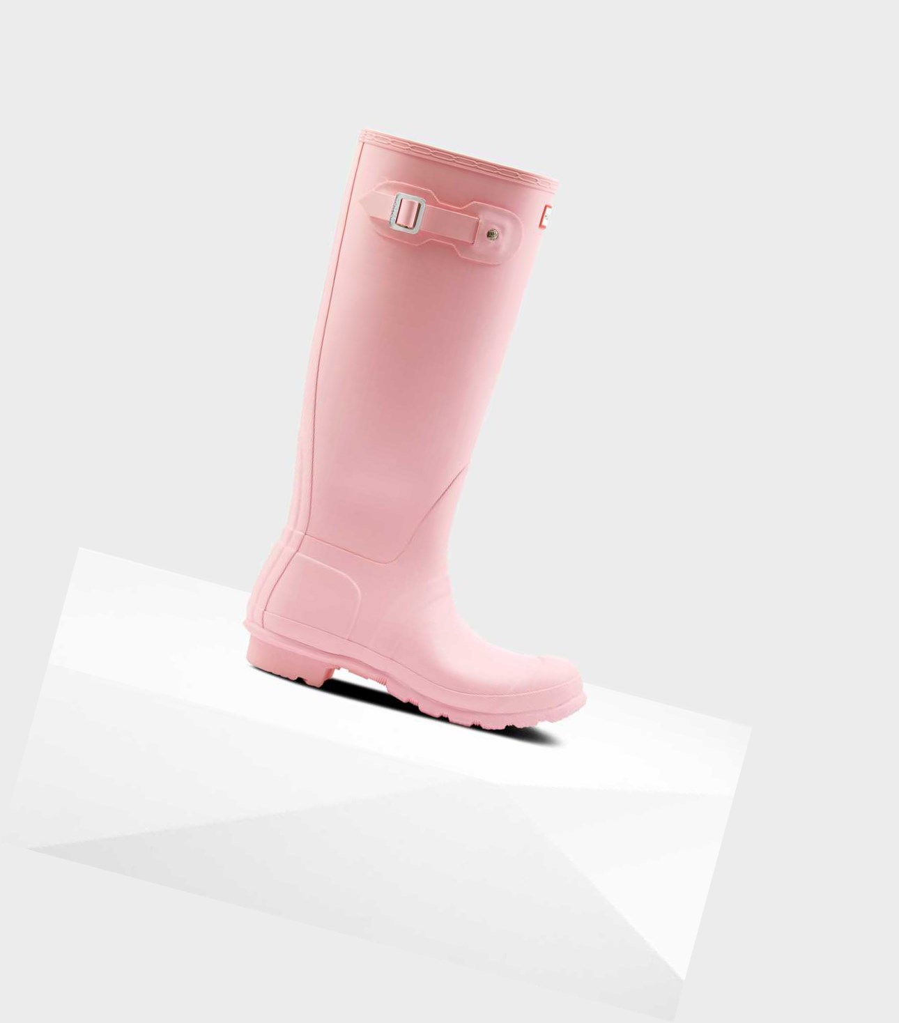 Wysokie Buty Damskie Hunter Original Wellington Różowe | 493OWGSMN