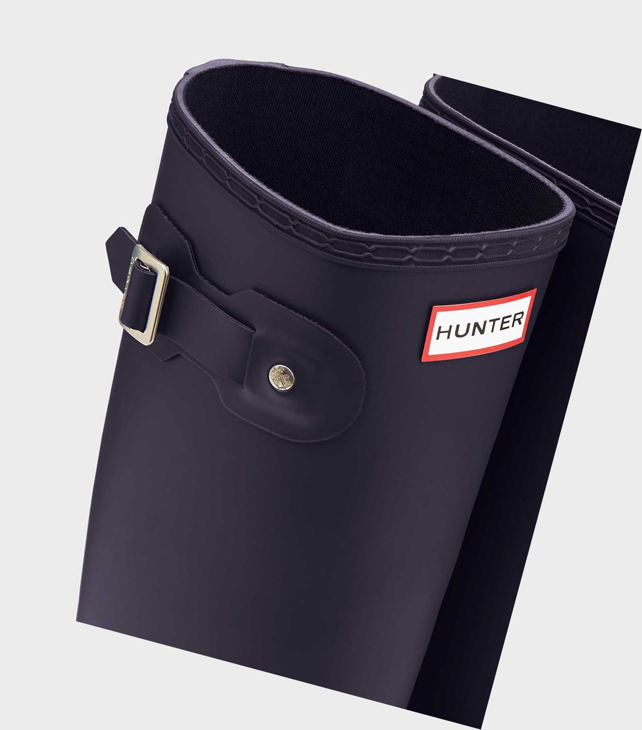 Wysokie Buty Damskie Hunter Original Wellington Fioletowe | 712MAEWPT
