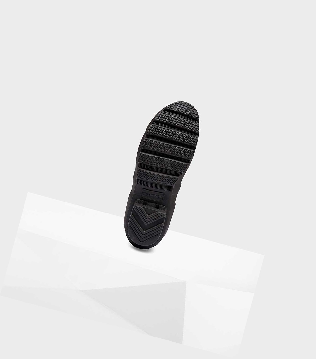 Wysokie Buty Damskie Hunter Original Wysokie Back Wellington Adjustable Czarne | 159UQTNSV