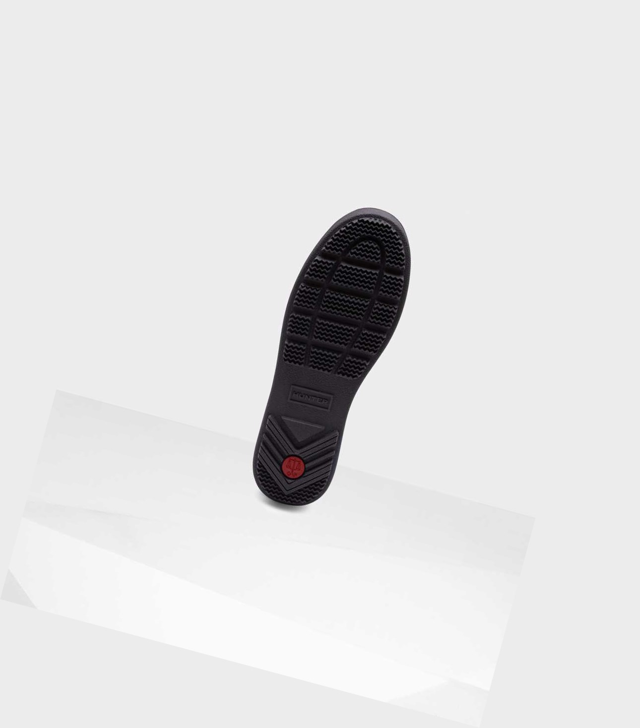 Wysokie Buty Damskie Hunter Refined Slim Fit Creeper Wellington Szare | 275ZKXCUW