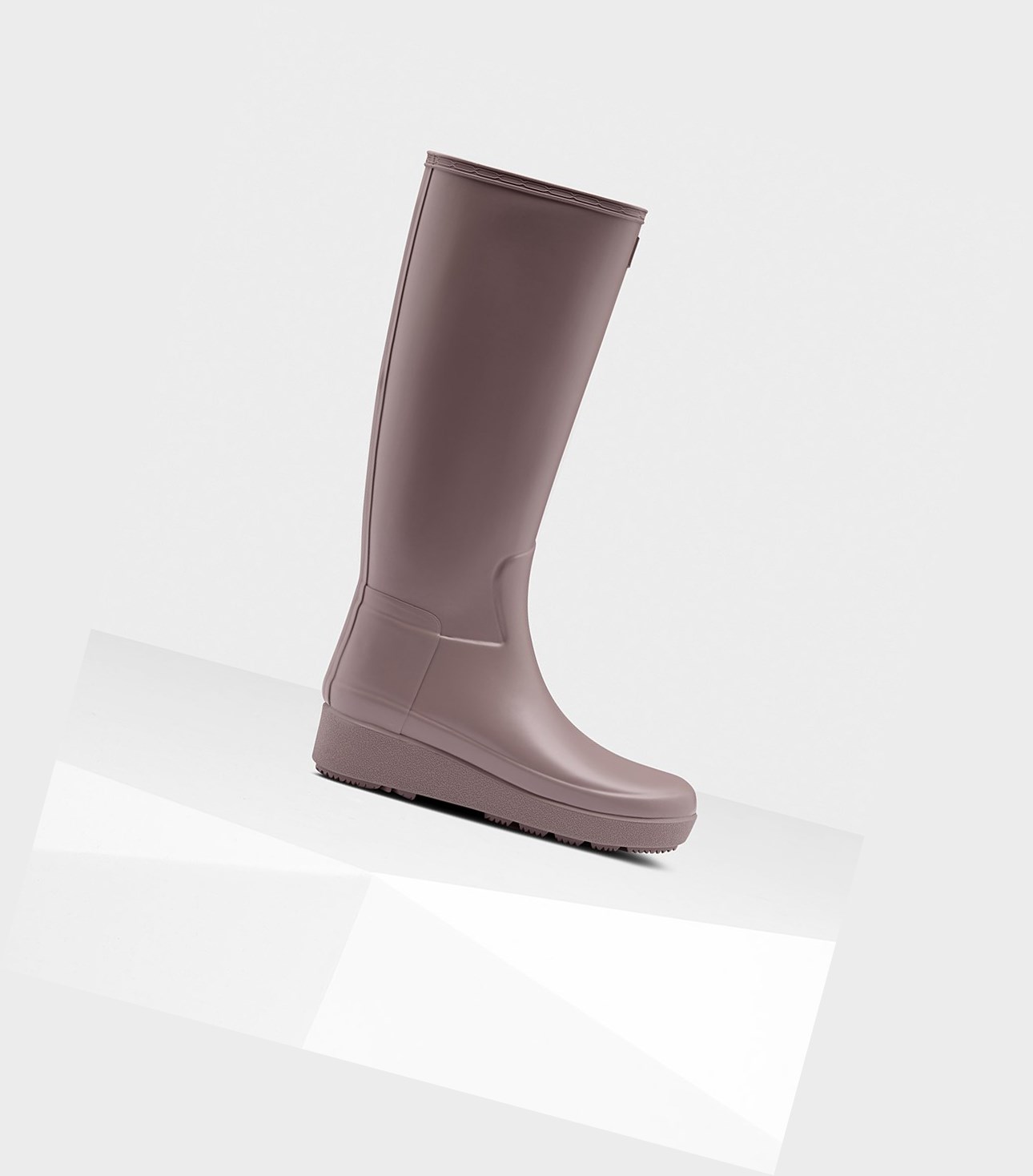 Wysokie Buty Damskie Hunter Refined Slim Fit Wysokie Fioletowe | 708FGBUQP