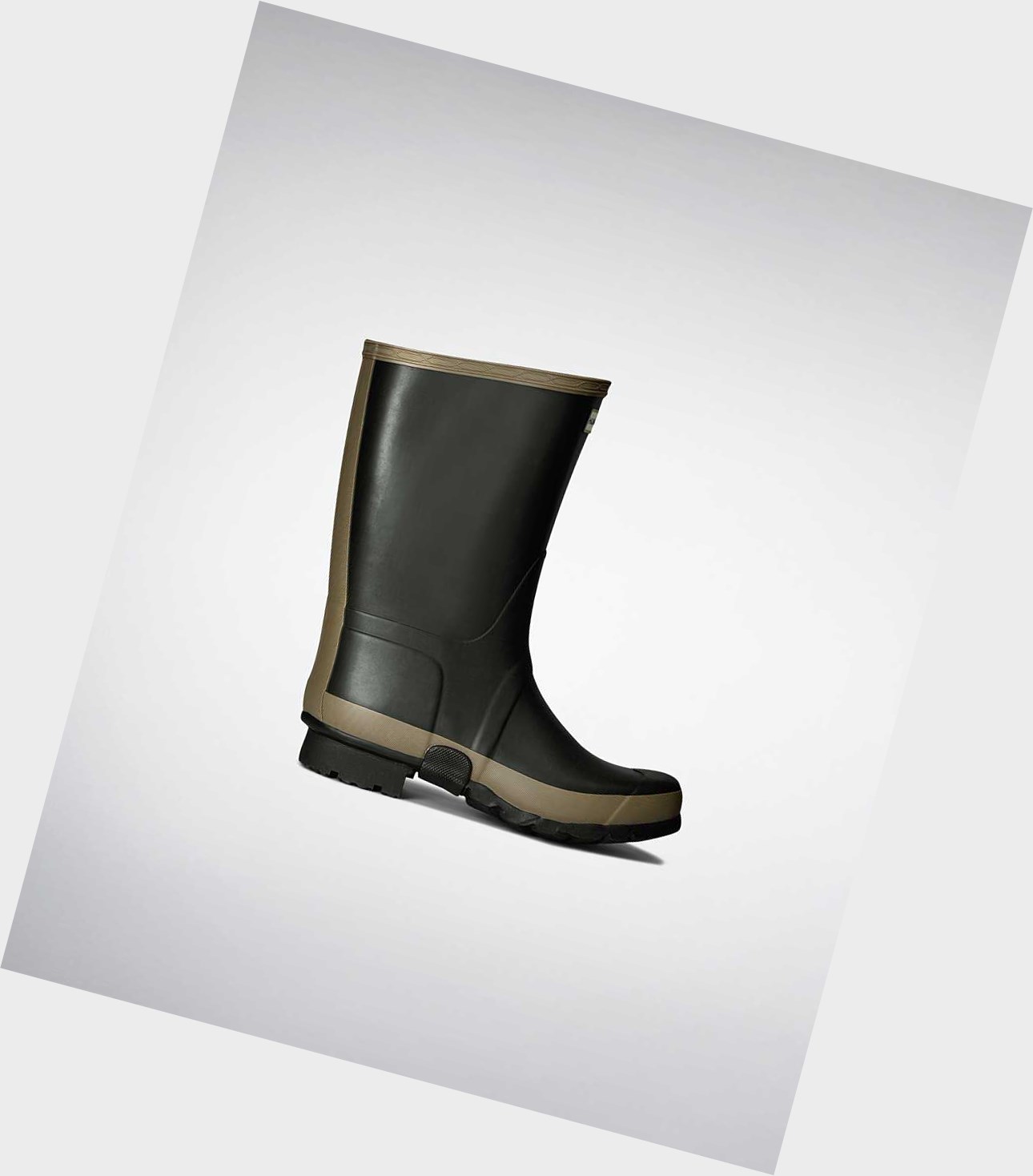 Wysokie Buty Męskie Hunter Gardener Wellington Zielone | 215SLNWBO