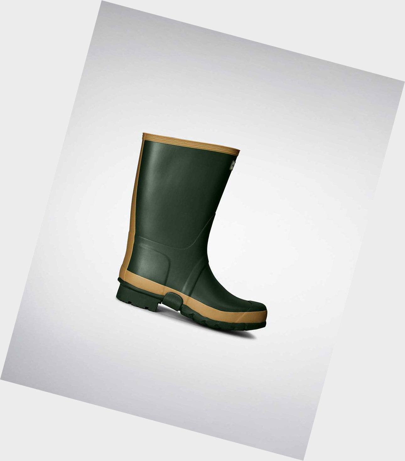Wysokie Buty Męskie Hunter Gardener Wellington Zielone | 814BVCHMQ