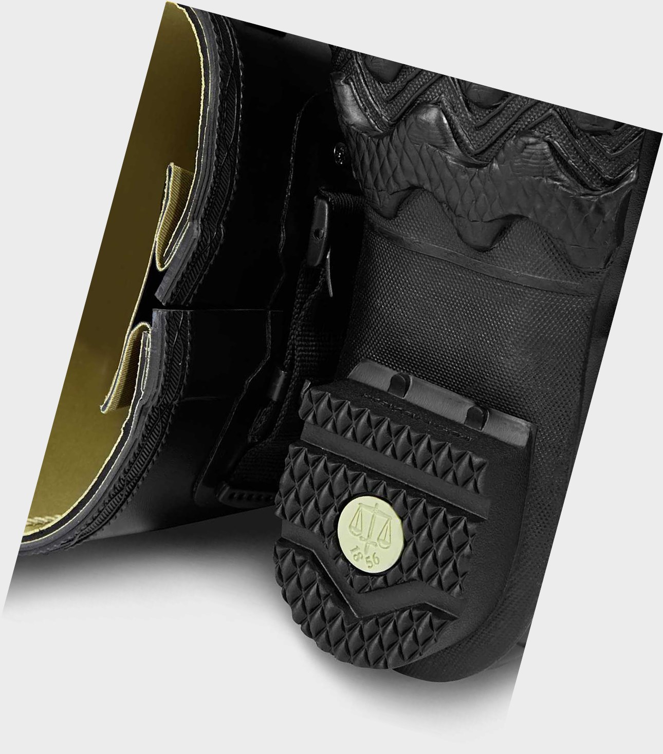 Wysokie Buty Męskie Hunter Norris Field Side Adjustable Neoprene Podszewką Wellington Czarne | 149PUDCVX