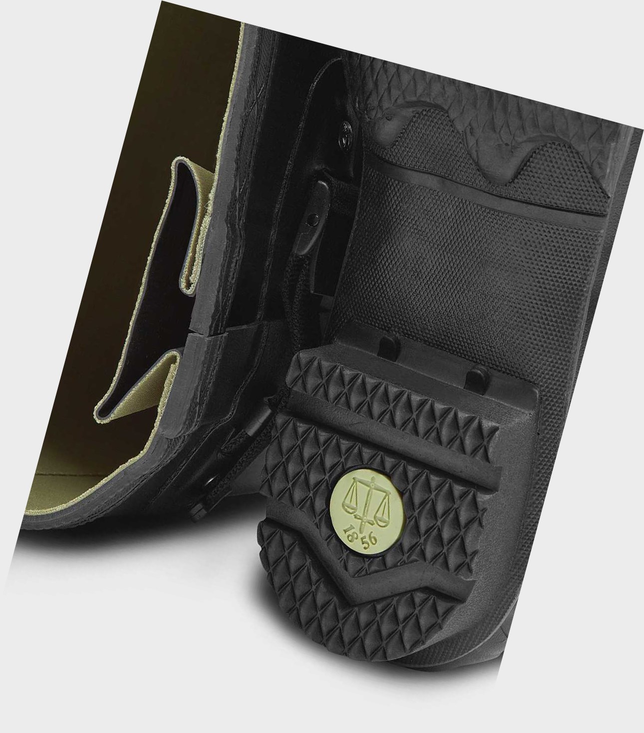 Wysokie Buty Męskie Hunter Norris Field Side Adjustable Wellington Czarne | 768BNICOY