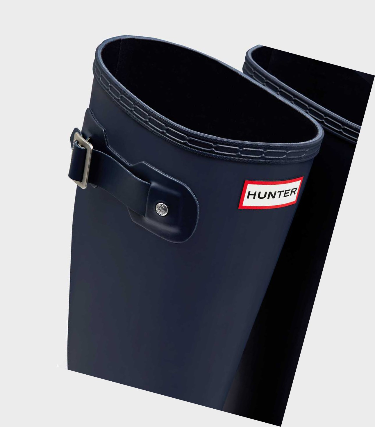 Wysokie Buty Męskie Hunter Original Wellington Granatowe | 082KIFVOL